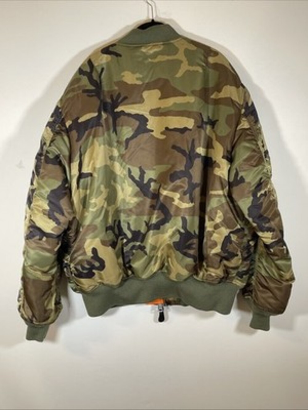 Alpha Industries MA-1 Flyers Heritage Bomber Jacket Men 3X Camo RARE! - Picture 9 of 10